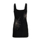 Staud Black Nylon Casual Dress