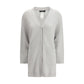 Fabiana Filippi Gray Wool Cardigan