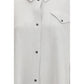 Fabiana Filippi Gray Wool Dress Shirt