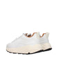Buttero White Leather Chunky Sneakers