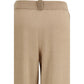 Fabiana Filippi Beige Wool Oves Aries Casual Pants