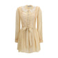 Self-Portrait Beige Viscose Casual Dress