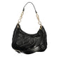 Mario Valentino Nero Polyurethane Women's Bag with Removable Shoulder Strap