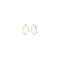 Self-Portrait Gold Brass Earrings