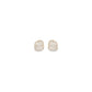 Self-Portrait Gold Brass Earrings