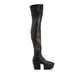 Prada Black Calfskin Over The Knee