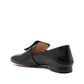 Bally Black Calfskin Slip-On Loafers
