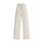 Haikure White Cotton Straight-Leg Jeans