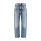 Versace Blue Cotton Jeans Denim