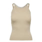 Only Beige Nylon  Elastane Tank Tops