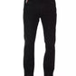 Baldinini Trend Black Cotton Straight-Leg Jeans