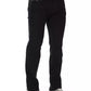Baldinini Trend Black Cotton Straight-Leg Jeans