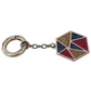 Ferre Blue Metal Keychain