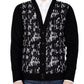 Antony Morato Black Wool Cardigan