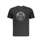 North Sails Black Cotton Men T-Shirt