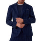 Brunello Cucinelli Blue Virgin Wool Coat