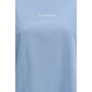 Balenciaga Blue Cotton T-Shirt