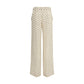 P.A.R.O.S.H. Beige Silk Casual Pants