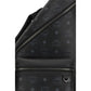 MCM Black Fabric Backpack