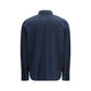 Brunello Cucinelli Blue Cotton Dress Shirt