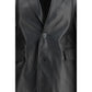 Balenciaga Black Calf Leather Bos Taurus Leather Jacket