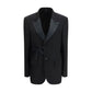 Balenciaga Black Wool Coat