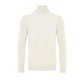 Gran Sasso White Wool Turtleneck