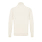 Gran Sasso White Wool Turtleneck
