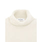 Gran Sasso White Wool Turtleneck