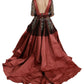 Dolce & Gabbana Crystal Chandelier Silk Princess Gown Dress