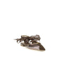 PINKO Brown Goatskin Ballet Flats