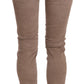 CYCLE Brown Low Waist Slim Fit Skinny Pants