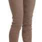CYCLE Brown Low Waist Slim Fit Skinny Pants