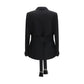 Valentino Black Wool Oves Aries Blazer