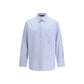 Gucci Blue Cotton Pattern Shirt