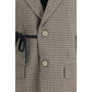Balenciaga Multicolor Lyocell Coat