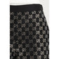 Gucci Black Viscose Bermuda Shorts