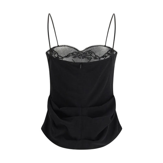 Magda Butrym Black Silk Blouse