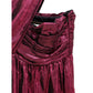 Saint Laurent Fuchsia Viscose Short Dress