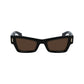 Ferragamo Black Acetate Sunglasses