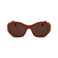 Karl Lagerfeld Brown Injected Sunglasses