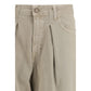 Haikure Beige Cotton Jeans Denim