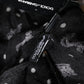 Dolce & Gabbana Black Wool Crown Print Fringe Neck Wrap 180cm x 65cm Scarf