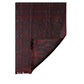 Dolce & Gabbana Burgundy Black Silk Paisley Foulard 135cm X 22cm  Scarf
