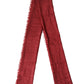 Dolce & Gabbana Red Cashmere Silk Fringe Wrap Foulard 200cm X 70cm Scarf