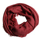 Dolce & Gabbana Red Cashmere Silk Fringe Wrap Foulard 200cm X 70cm Scarf