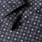 Dolce & Gabbana Black Silk Geometric Fringe Wrap Foulard 136cm X 15cm  Scarf