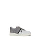 Moschino Multicolor Calf Leather Bos Taurus Low Top Sneakers