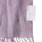 Brunello Cucinelli Purple Cashmere Silk Fringe Wrap 200cm x 95cm Scarf