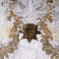 Dolce & Gabbana Ivory Lace Silk Embellished Sleeveless  Dress